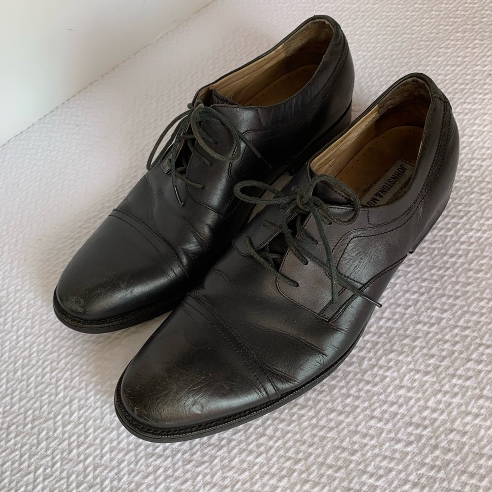 Johnston & Murphy men’s dress shoes black 10.5